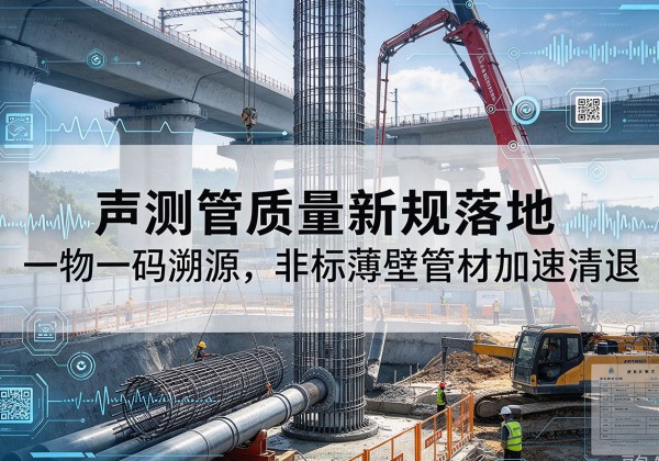 龙湾声测管质量新规落地，一物一码溯源，非标薄壁管材加速清退