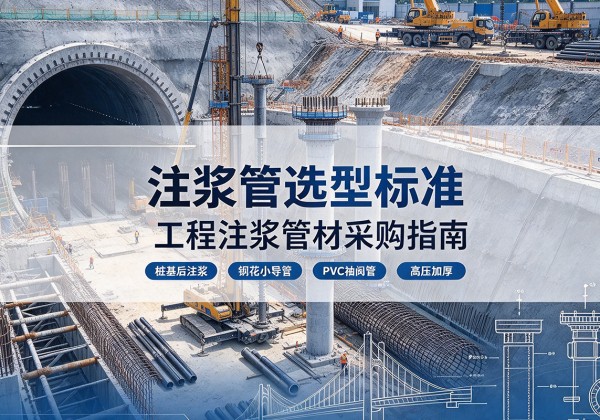 龙湾注浆管选型标准